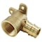 Apollo 3/4 in. Brass PEX-A Expansion Barb x 3/4 in. Female Pipe Thread Adapter 90-Degree Drop-Ear Elbow EPXDEE34 - alternate 1